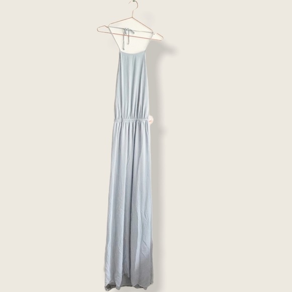 Show Me Your MuMu Steel Blue Heather Halter Dress - Picture 2 of 8